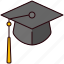 graduation, cap, education, school, university 