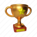 trophy, illustration, gold, achievement, badge, success, award, school, education 
