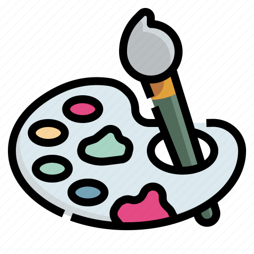 Art, artist, paintbrush, painting, palette icon - Download on Iconfinder