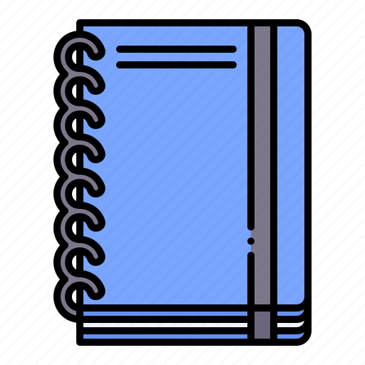 Agenda, education, notebook, school, spring notebook, student, workbook icon - Download on Iconfinder