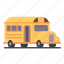 bus, education, public transport, school, school bus, transportation, vehicule 