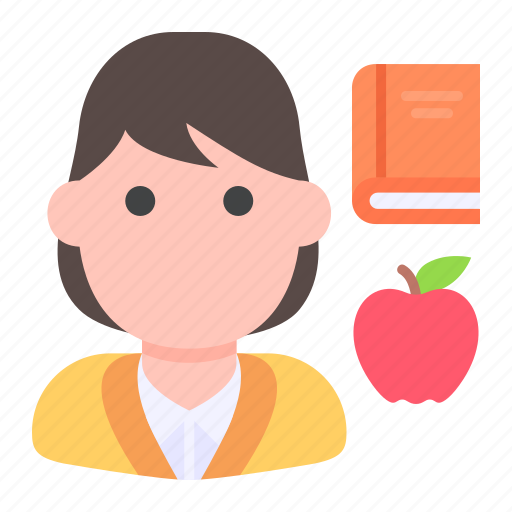 Education, job, occupation, people, profession, teacher, woman icon - Download on Iconfinder