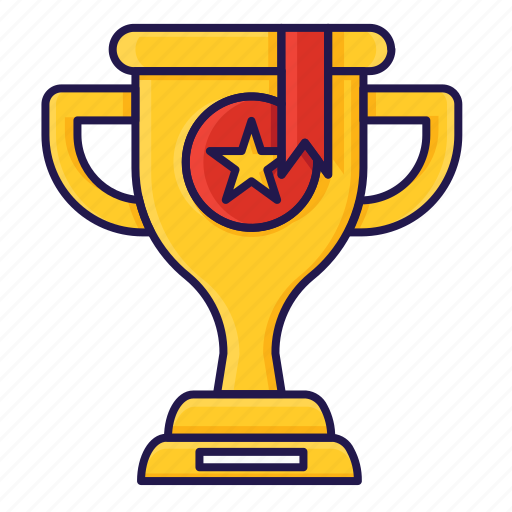 Trophy, education, school, student, back, book, stationary icon - Download on Iconfinder