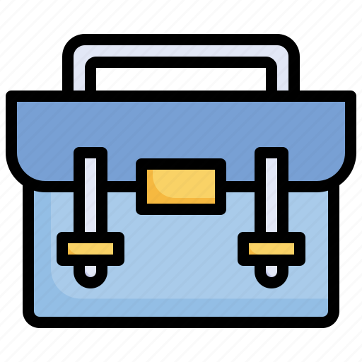 Briefcase, portfolio, bag, suitcase, business, and, finance icon - Download on Iconfinder