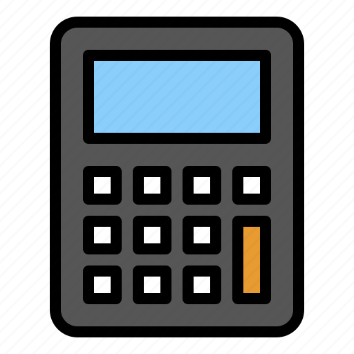 Calculate, calculator, math, school icon - Download on Iconfinder