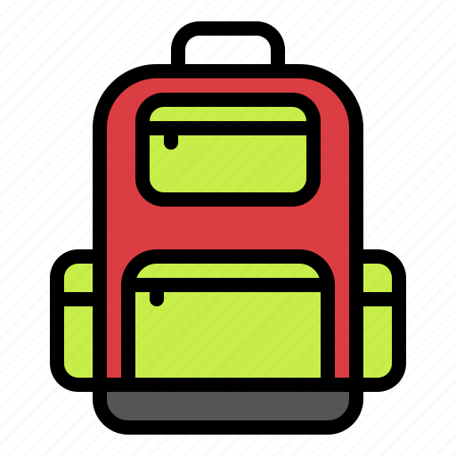 Backpack, bag, luggage, sack, school icon - Download on Iconfinder