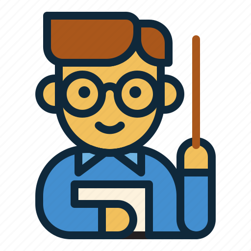 Back to school, education, male, student, study, teacher, teaching icon - Download on Iconfinder