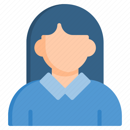 Female student, person, woman icon - Download on Iconfinder