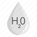 h2o, drop, water, rain, liquid, droplet, formula