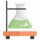 experiment, flask, laboratory, science, research, chemistry, lab