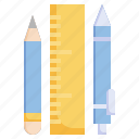 stationery, pencil, paper, box, tool