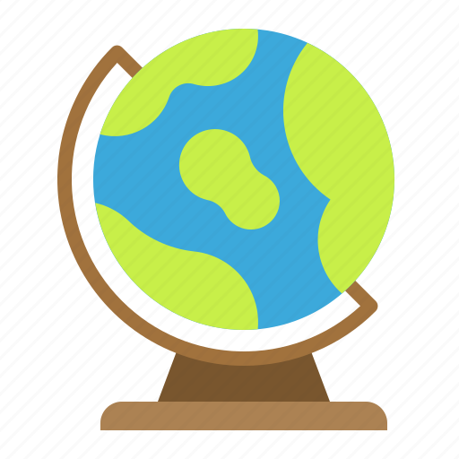 Earth, globe, map, model, school icon - Download on Iconfinder