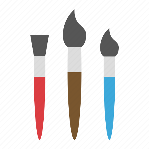 Brush, paintbrush, school, school supply, stationary icon - Download on Iconfinder