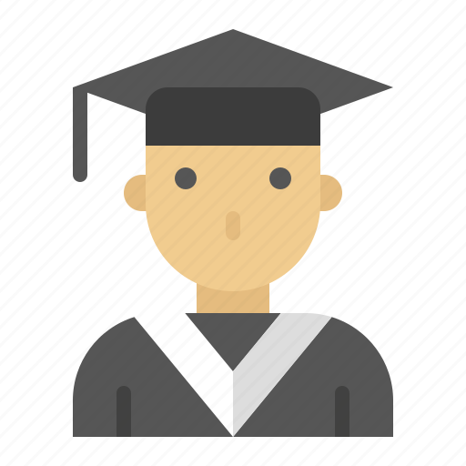 Character, graduate, man, school, student icon - Download on Iconfinder