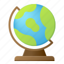 earth, globe, map, model, school