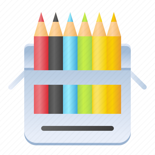 Color, color pencil, paint, school, stationery icon - Download on Iconfinder