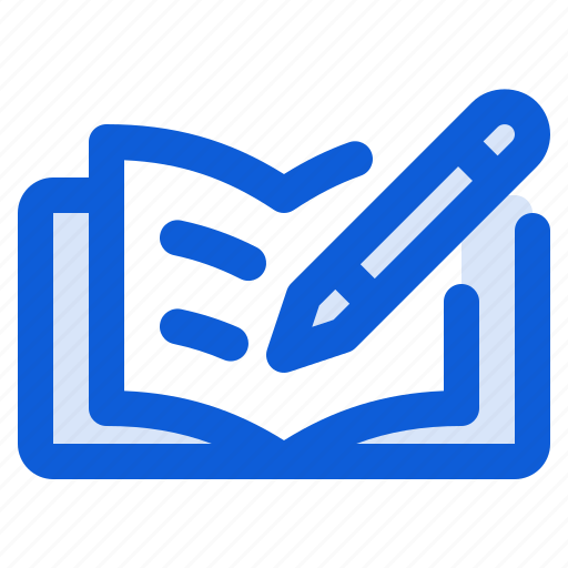 Book, write, open, school, education icon - Download on Iconfinder