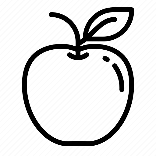 studying student clipart black and white apple
