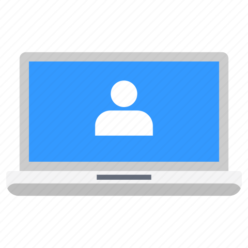 Call, chat, conference, laptop, lecture, video icon - Download on Iconfinder