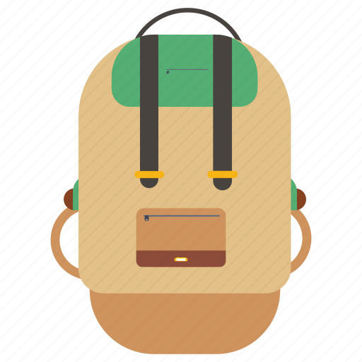 Backpack, bag, book, school, supplies icon - Download on Iconfinder