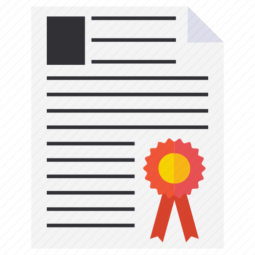 Certificate, certification, degree, diploma, licence icon - Download on Iconfinder