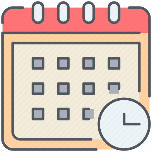 Calendar, appointment, deadline, event, office, schedule, timetable icon - Download on Iconfinder