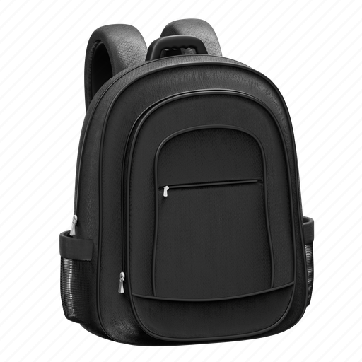 Backpack, bag, school, travel-bag, education, school-bag, school bag 3D illustration - Download on Iconfinder
