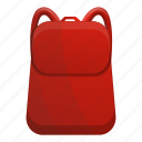 adventure, backpack, camp, fashion, red, summer