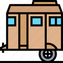 caravan, trailer, camping, travel, vehicle