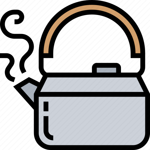 Kettle, boil, water, kitchenware, hot icon - Download on Iconfinder