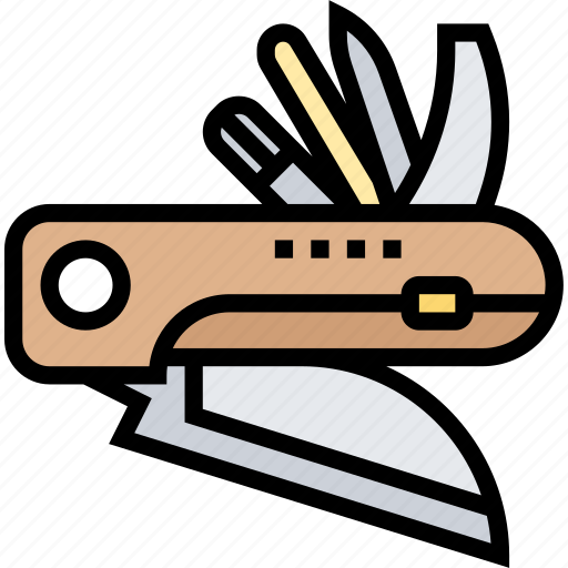 Knife, swiss, pocket, tool, camping icon - Download on Iconfinder
