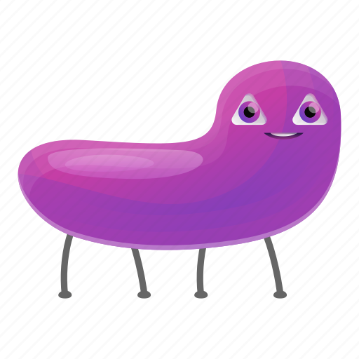 Bacteria, cute, hand, kid, nature, purple icon - Download on Iconfinder