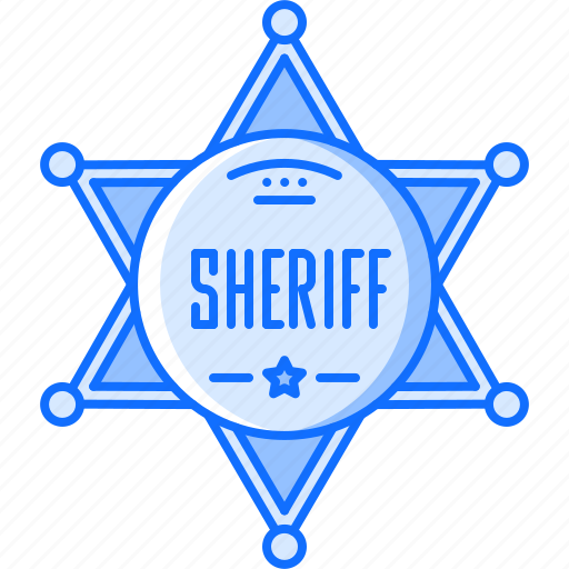 Badge, bandit, crime, sheriff, west, wild icon - Download on Iconfinder