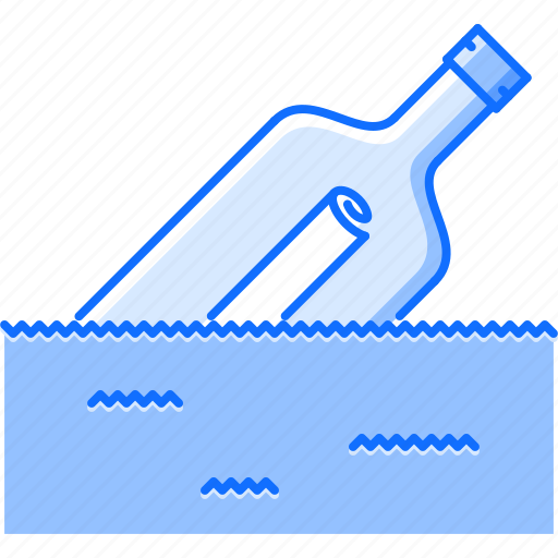 Bandit, bottle, crime, letter, paper, pirate, seafaring icon - Download on Iconfinder