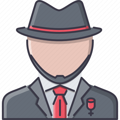 Bandit, costume, crime, hat, mafia, mafioso icon - Download on Iconfinder