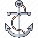anchor, bandit, crime, pirate, rope, seafaring