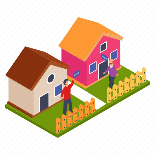Neighbor, neighbour, abusing, lose talk, irritation, conflicts, quarrelling icon - Download on Iconfinder