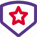 emblem, star, military, badges