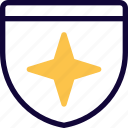 cross, star, guard, badges