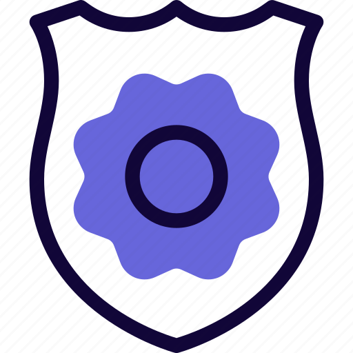 Flower, shield, medal, badges icon - Download on Iconfinder