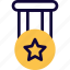 star, medal, honor, badges 