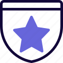 star, medal, guard, badges