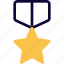 star, medal, honor, badges 