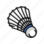 shuttlecock, badminton, sport, competition, racket, player 