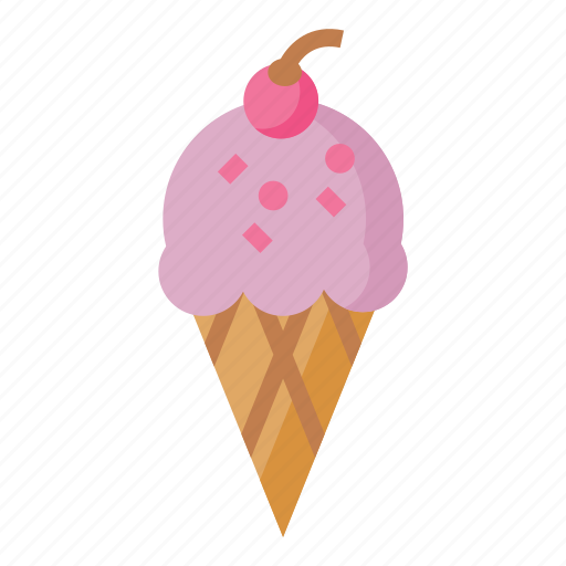 Bakery, ice, ice cream, ice cream cone, sparkle, sweet icon - Download on Iconfinder