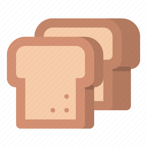 Bakery, bread, food, slice icon - Download on Iconfinder