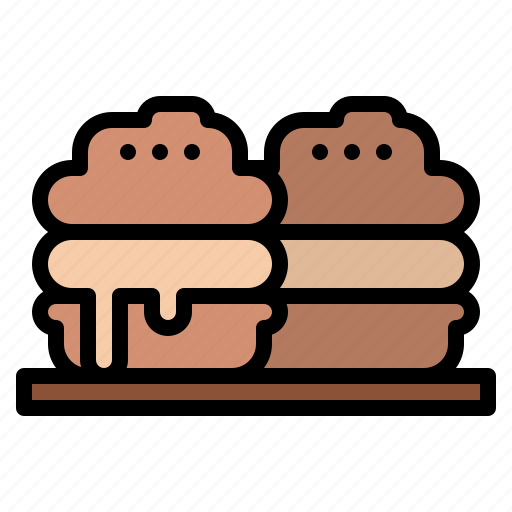 Aklare, bakery, choux, cream, paste, sweets icon - Download on Iconfinder