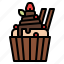 bakery, cupcake, pastry, sweets 