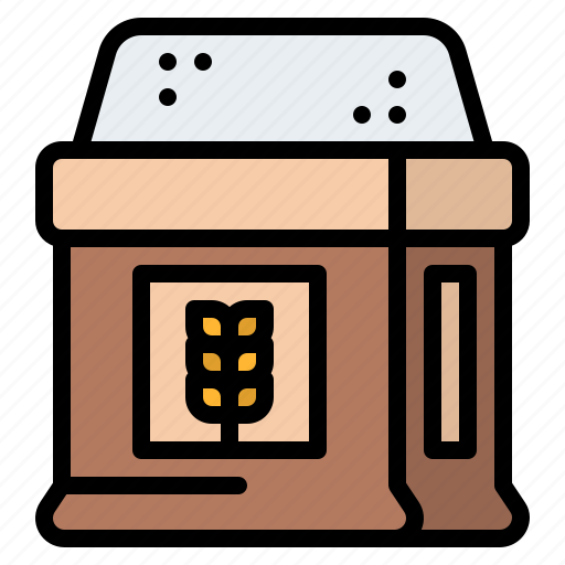 Bag, bakery, flour, food, ingredient icon - Download on Iconfinder