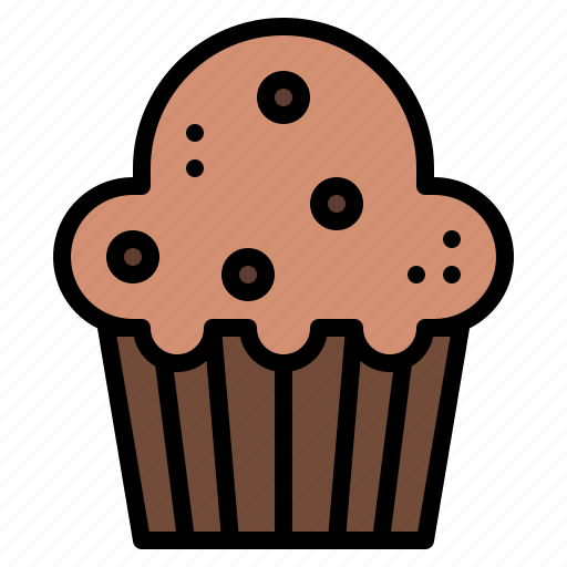 Bakery, chocolate, muffin, sweets icon - Download on Iconfinder